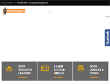 Tablet Screenshot of mba4managers.com